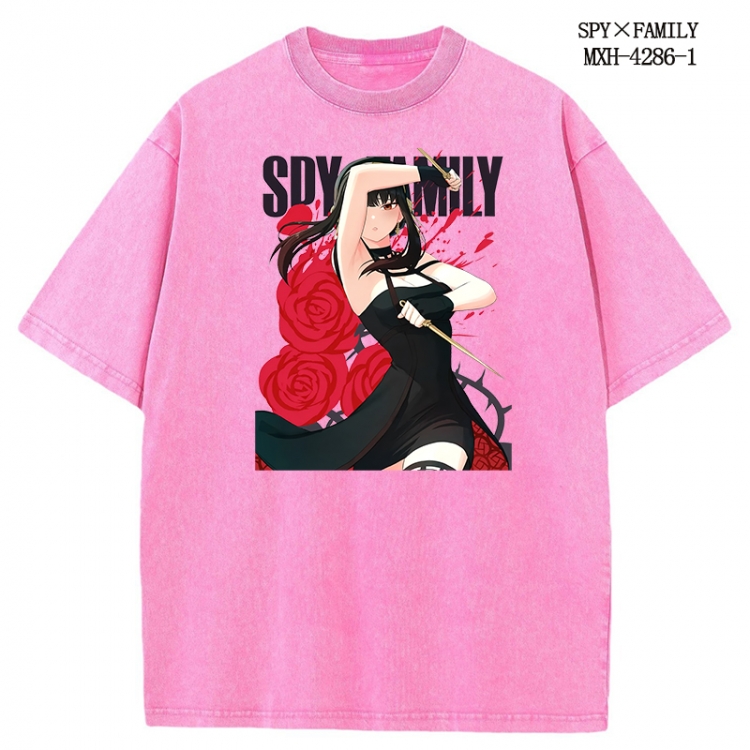 Fairy tail Anime peripheral pure cotton washed and worn T-shirt from S to 2XL   MXH-4286-1