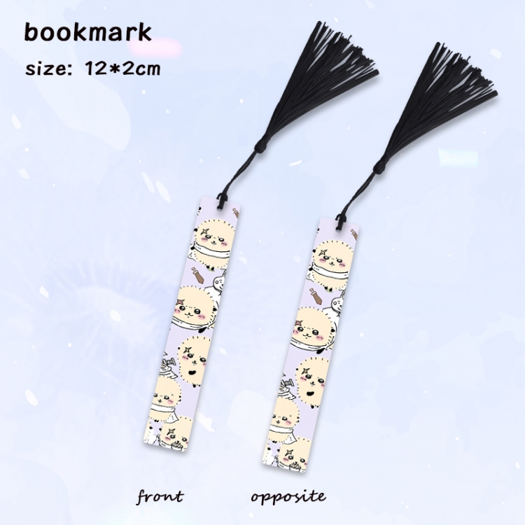 Chiikawa Anime full-color printed metal bookmark pendant price for 5 pcs
