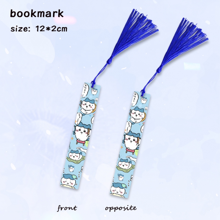 Chiikawa Anime full-color printed metal bookmark pendant price for 5 pcs