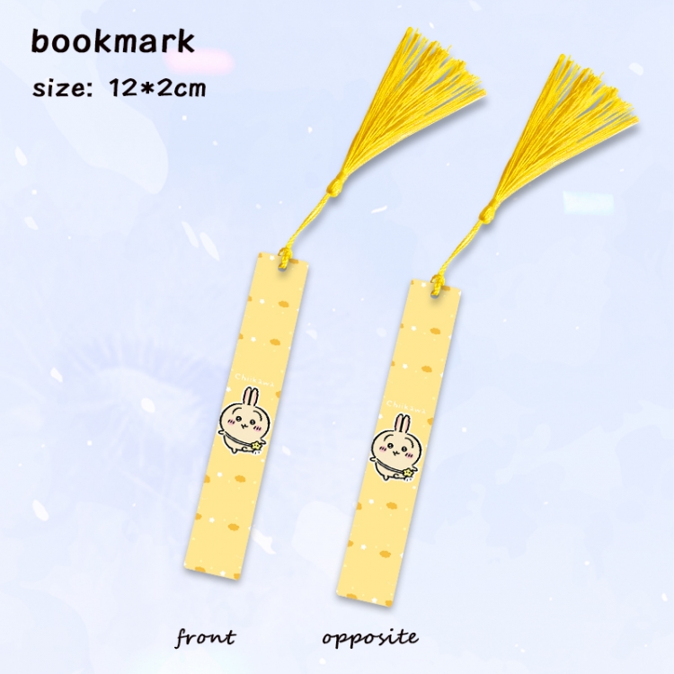 Chiikawa Anime full-color printed metal bookmark pendant price for 5 pcs