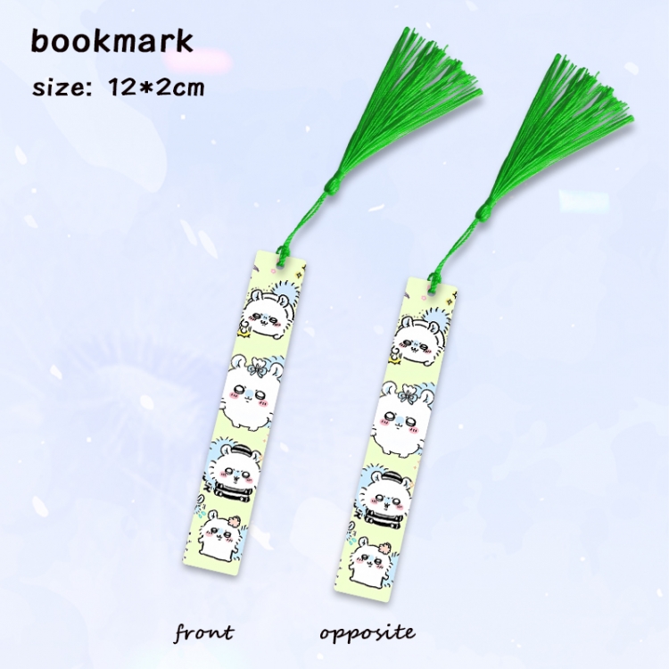 Chiikawa Anime full-color printed metal bookmark pendant price for 5 pcs