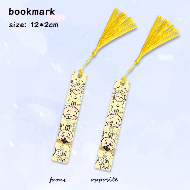 Chiikawa Anime full-color printed metal bookmark pendant price for 5 pcs