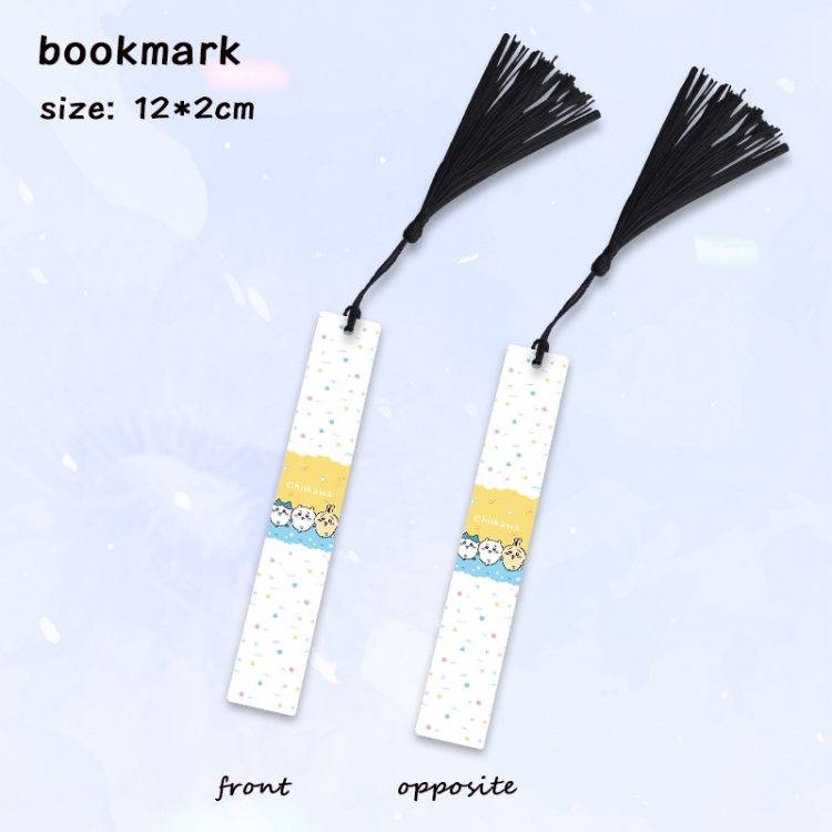 Chiikawa Anime full-color printed metal bookmark pendant price for 5 pcs