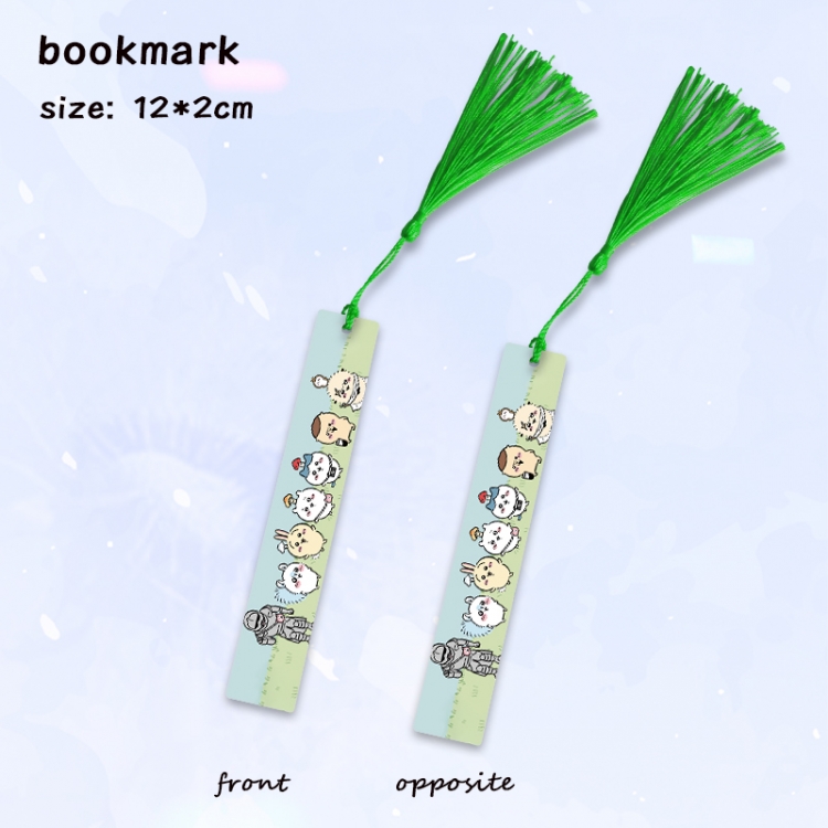 Chiikawa Anime full-color printed metal bookmark pendant price for 5 pcs