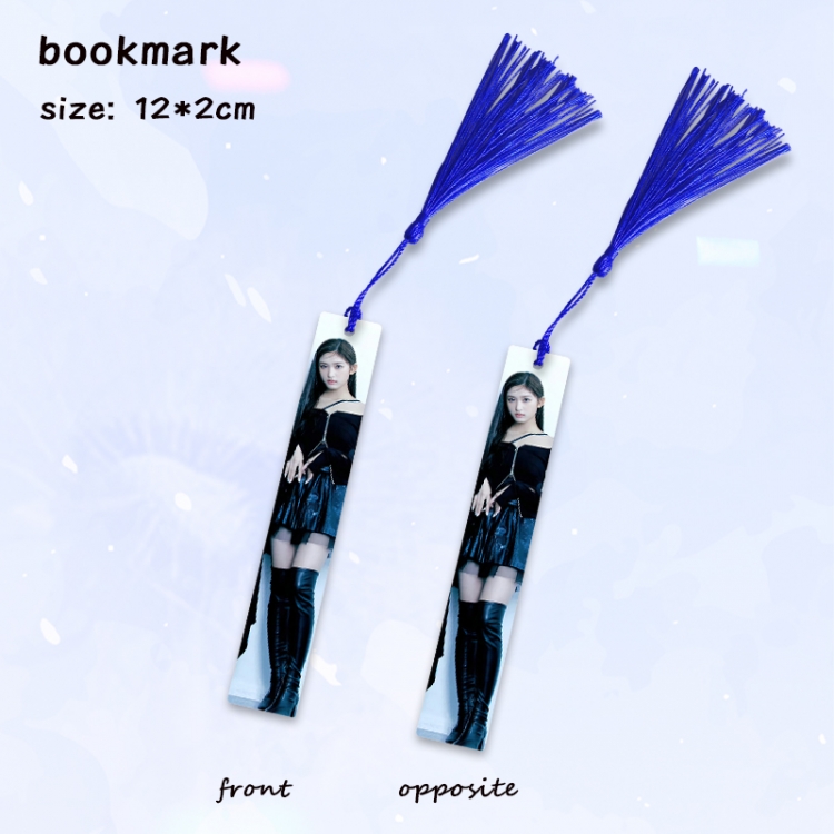 IVE Anime full-color printed metal bookmark pendant price for 5 pcs