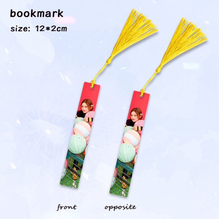 IVE Anime full-color printed metal bookmark pendant price for 5 pcs