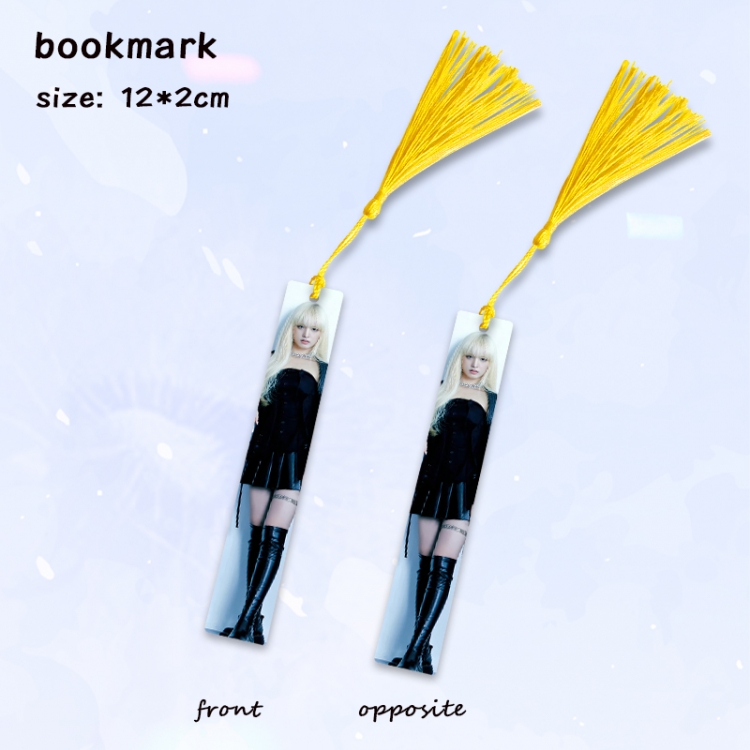 IVE Anime full-color printed metal bookmark pendant price for 5 pcs