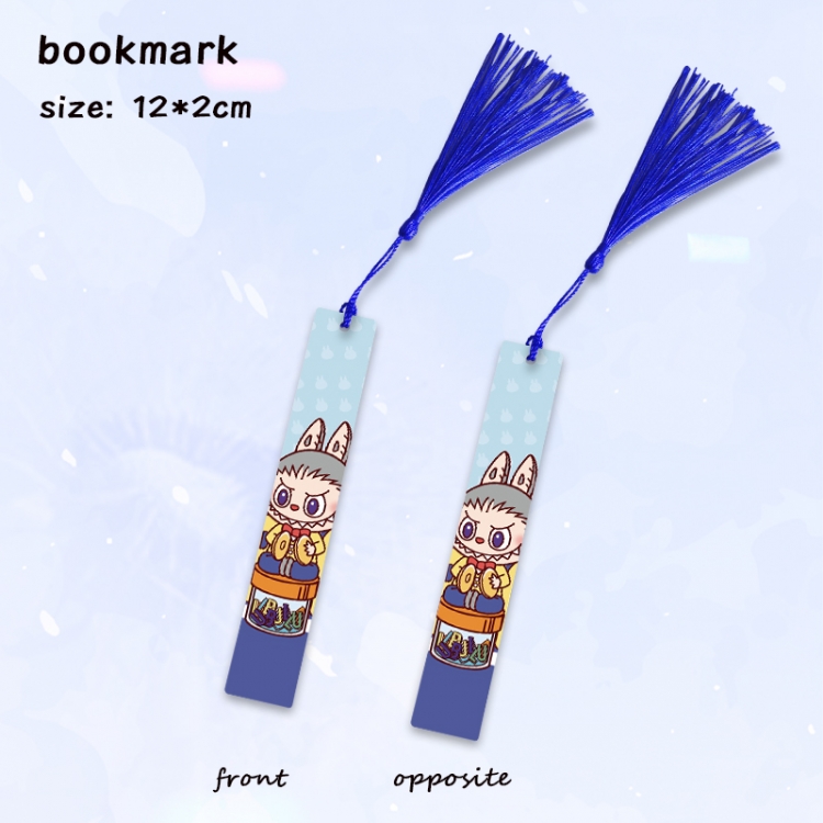 Labubu Anime full-color printed metal bookmark pendant price for 5 pcs