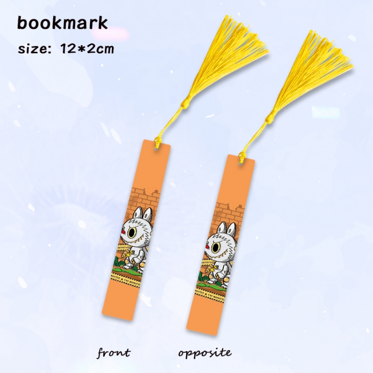 Labubu Anime full-color printed metal bookmark pendant price for 5 pcs