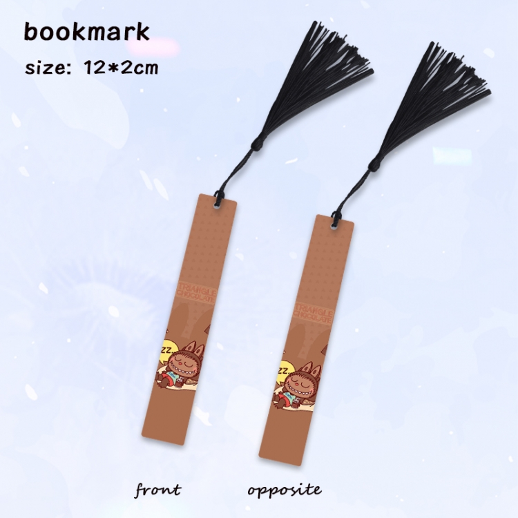 Labubu Anime full-color printed metal bookmark pendant price for 5 pcs