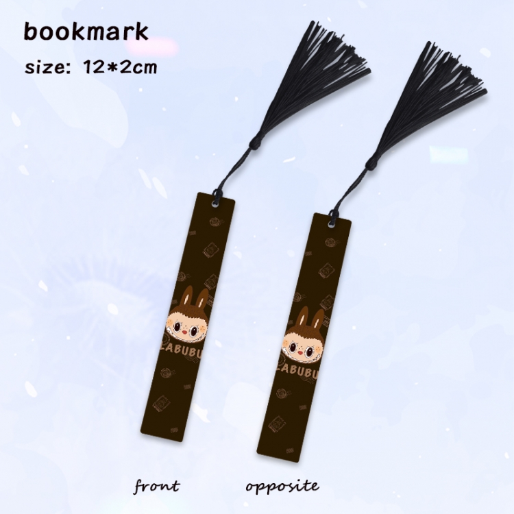 Labubu Anime full-color printed metal bookmark pendant price for 5 pcs