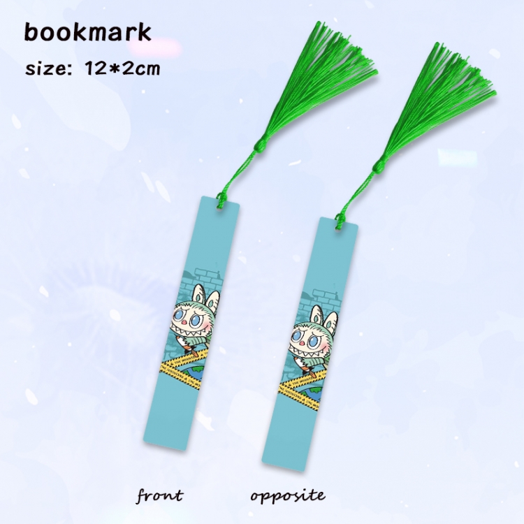 Labubu Anime full-color printed metal bookmark pendant price for 5 pcs