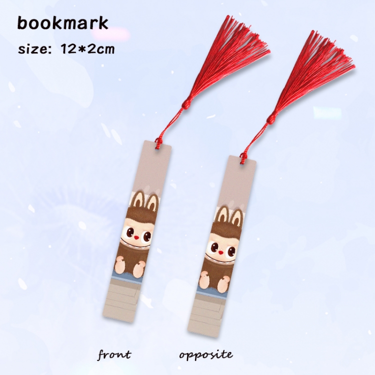 Labubu Anime full-color printed metal bookmark pendant price for 5 pcs