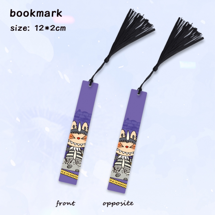 Labubu Anime full-color printed metal bookmark pendant price for 5 pcs
