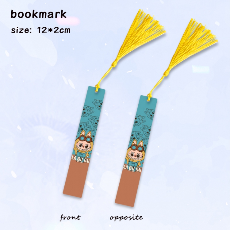 Labubu Anime full-color printed metal bookmark pendant price for 5 pcs