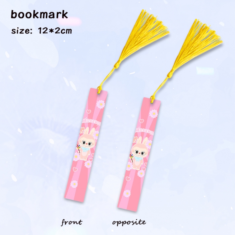 Labubu Anime full-color printed metal bookmark pendant price for 5 pcs