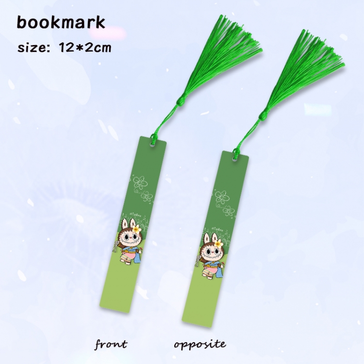 Labubu Anime full-color printed metal bookmark pendant price for 5 pcs