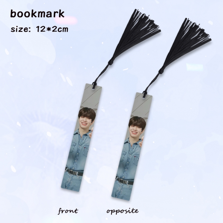 stray-kids Anime full-color printed metal bookmark pendant price for 5 pcs