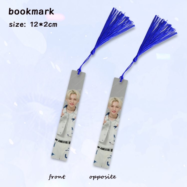 stray-kids Anime full-color printed metal bookmark pendant price for 5 pcs
