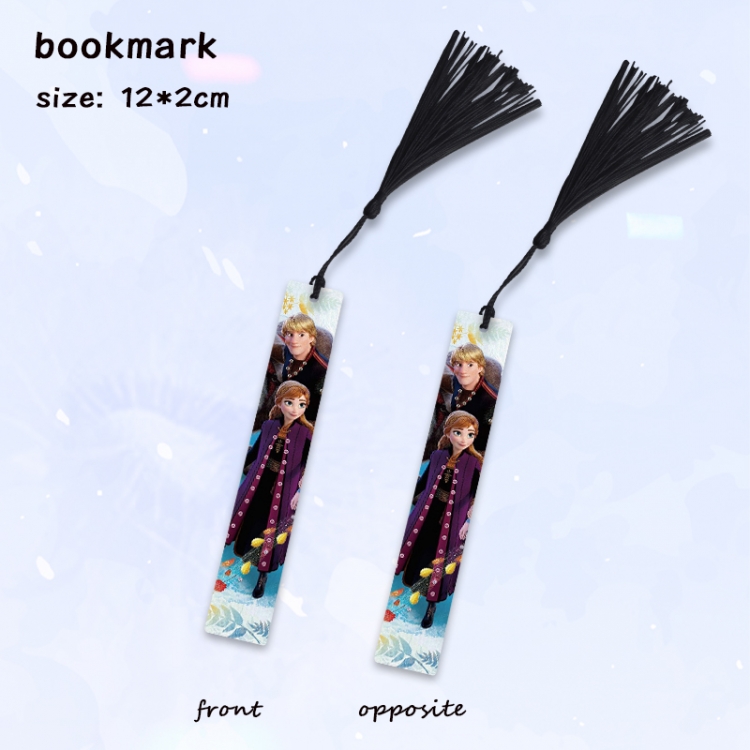 Frozen Anime full-color printed metal bookmark pendant price for 5 pcs