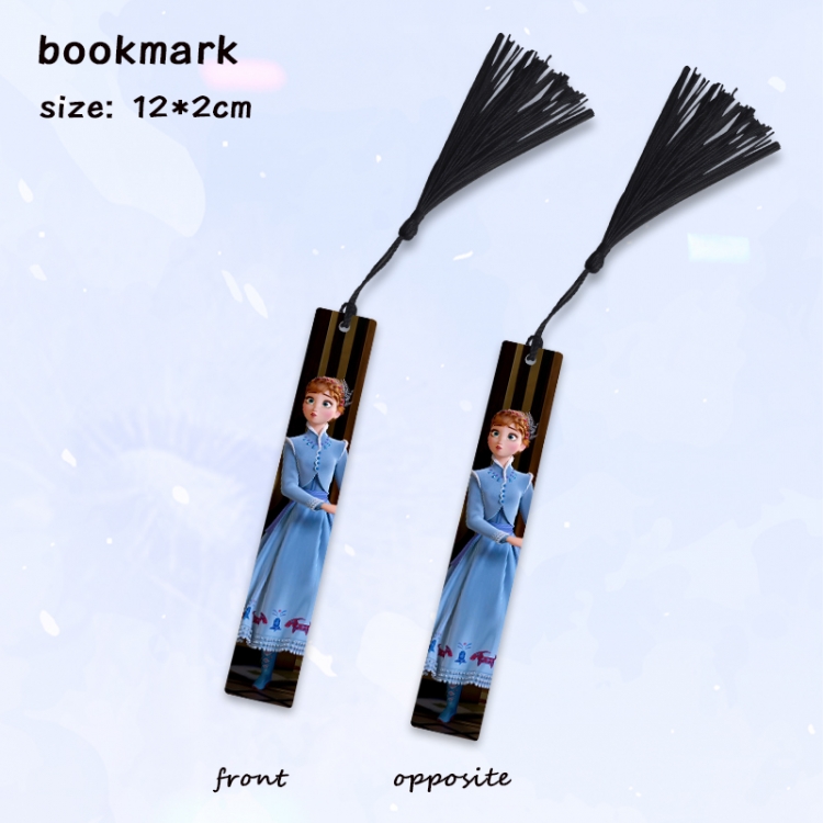 Frozen Anime full-color printed metal bookmark pendant price for 5 pcs