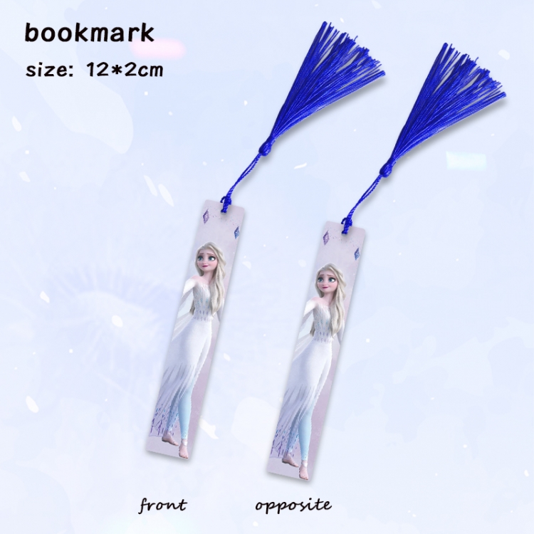 Frozen Anime full-color printed metal bookmark pendant price for 5 pcs