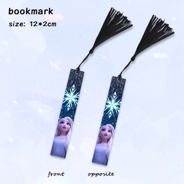 Frozen Anime full-color printed metal bookmark pendant price for 5 pcs