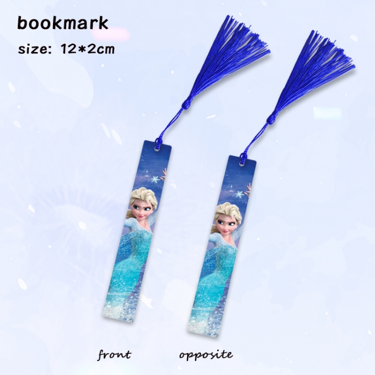 Frozen Anime full-color printed metal bookmark pendant price for 5 pcs