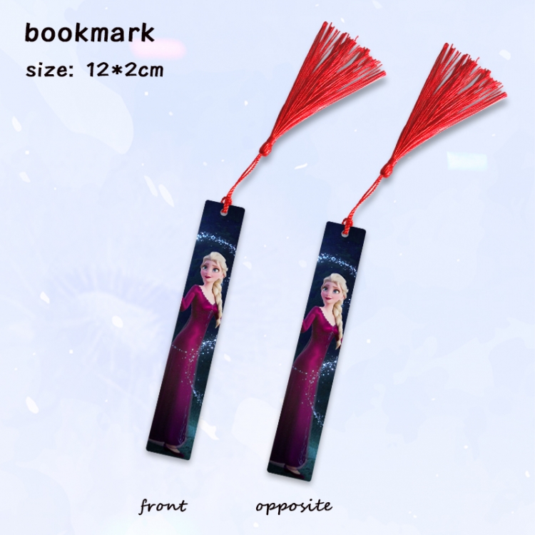 Frozen Anime full-color printed metal bookmark pendant price for 5 pcs
