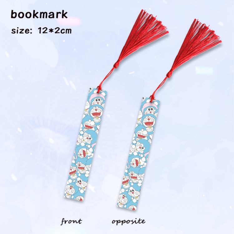 Doraemon Anime full-color printed metal bookmark pendant price for 5 pcs