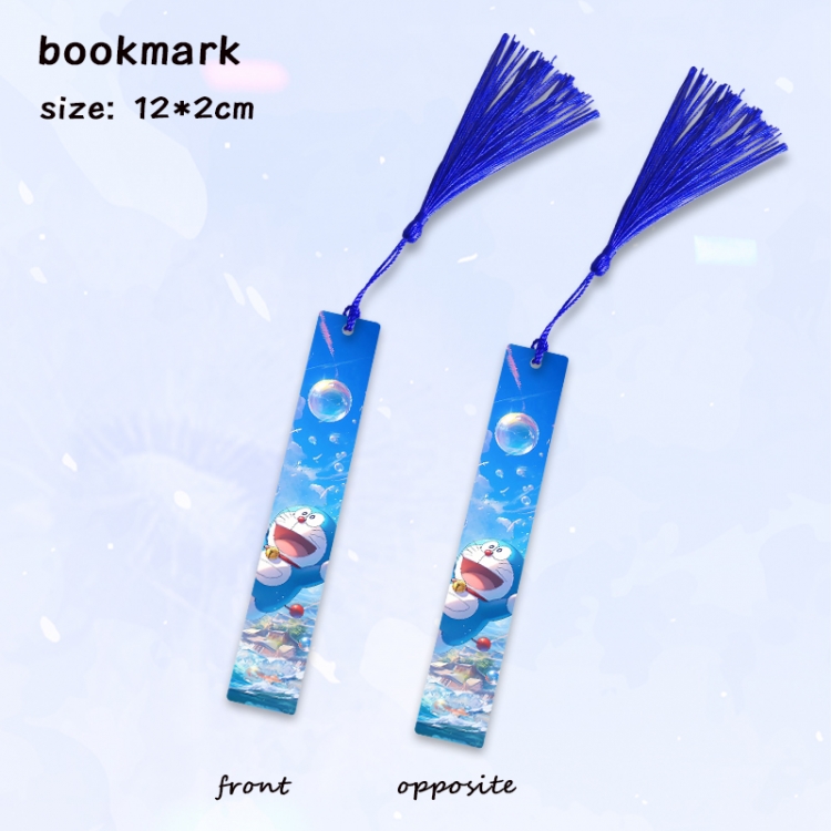 Doraemon Anime full-color printed metal bookmark pendant price for 5 pcs