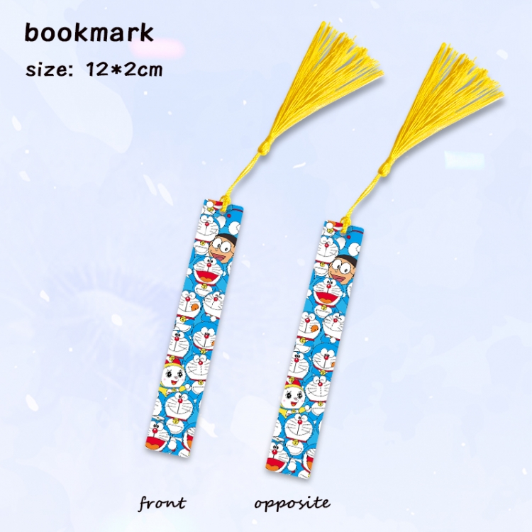 Doraemon Anime full-color printed metal bookmark pendant price for 5 pcs