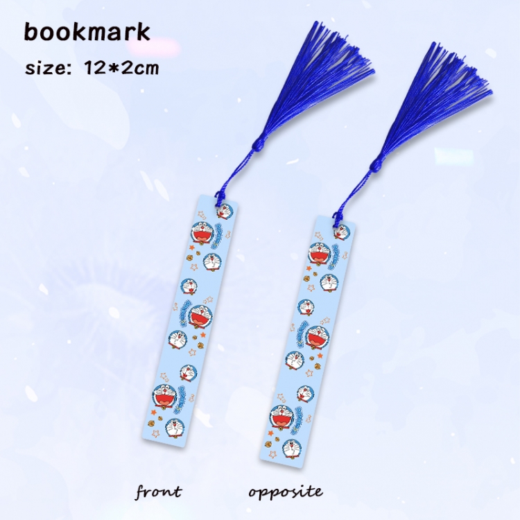 Doraemon Anime full-color printed metal bookmark pendant price for 5 pcs