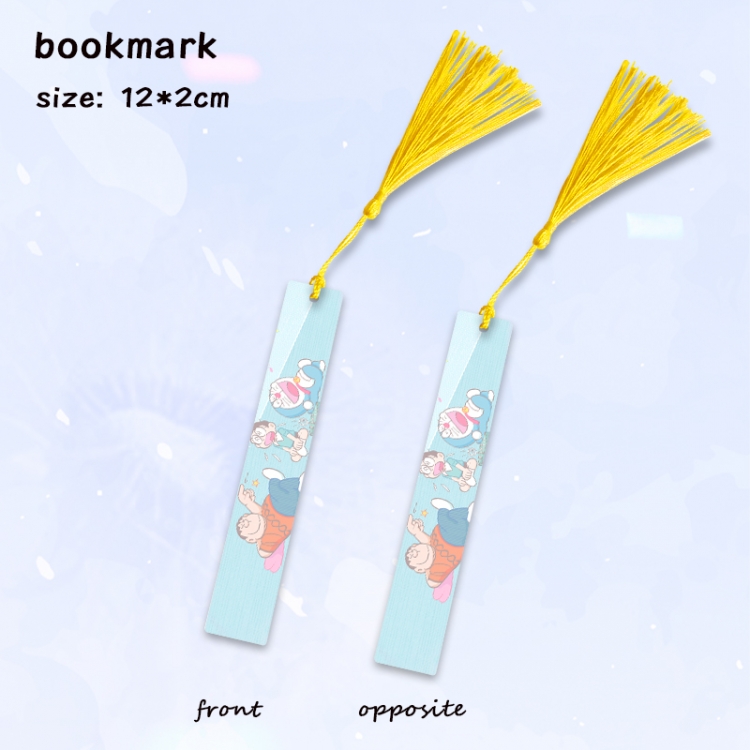 Doraemon Anime full-color printed metal bookmark pendant price for 5 pcs