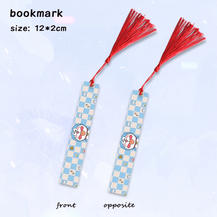 Doraemon Anime full-color printed metal bookmark pendant price for 5 pcs