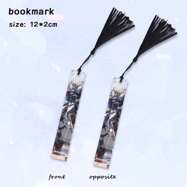 Gundam Anime full-color printed metal bookmark pendant price for 5 pcs