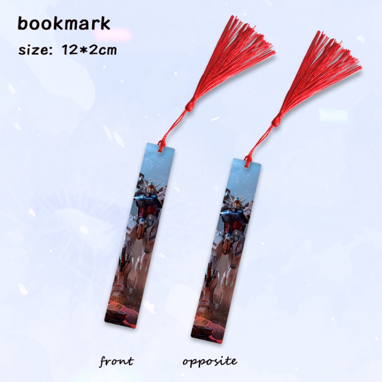Gundam Anime full-color printed metal bookmark pendant price for 5 pcs