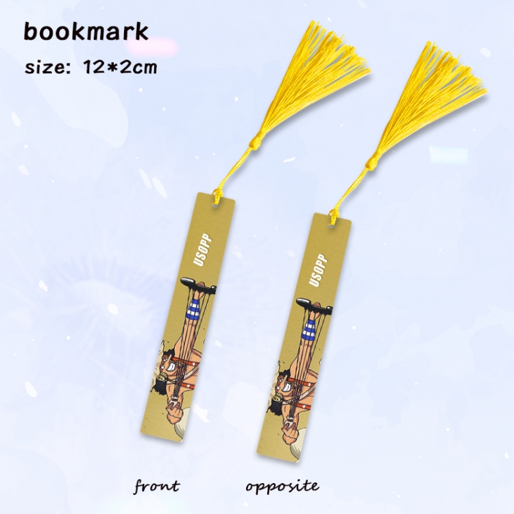 One Piece Anime full-color printed metal bookmark pendant price for 5 pcs