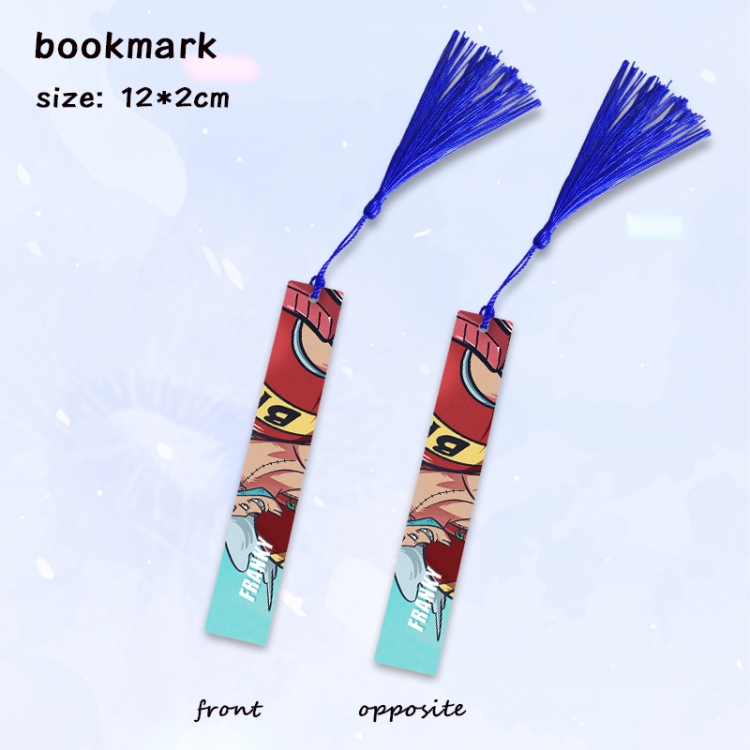 One Piece Anime full-color printed metal bookmark pendant price for 5 pcs