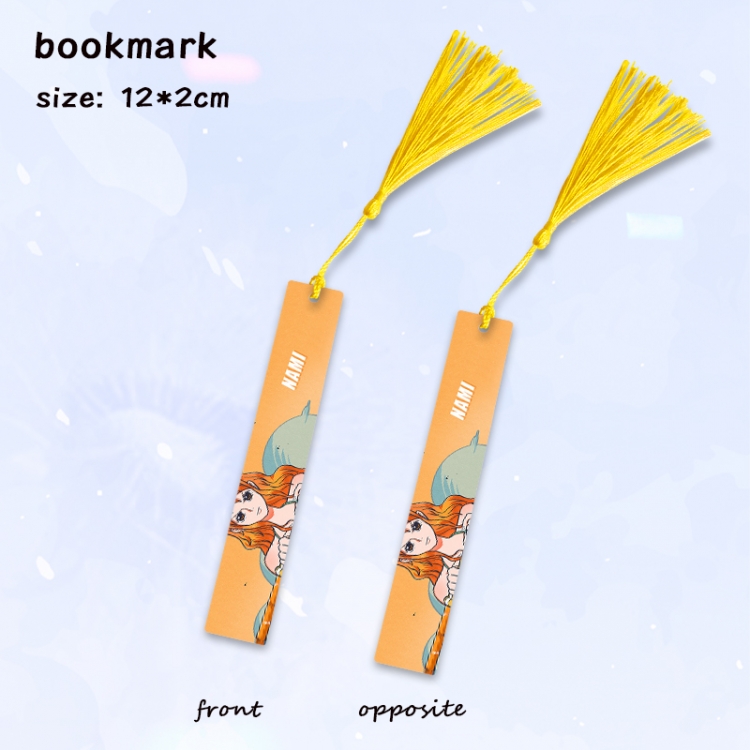 One Piece Anime full-color printed metal bookmark pendant price for 5 pcs