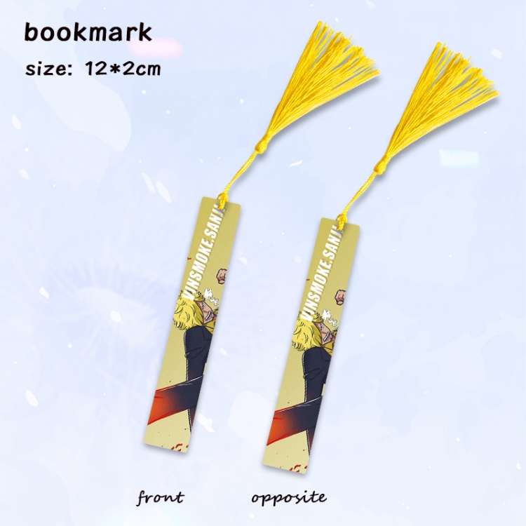 One Piece Anime full-color printed metal bookmark pendant price for 5 pcs