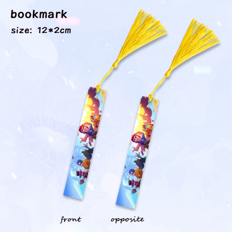 Brawl Stars Anime full-color printed metal bookmark pendant price for 5 pcs