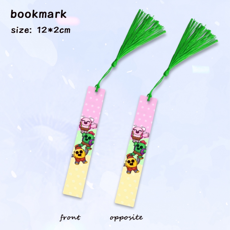 Brawl Stars Anime full-color printed metal bookmark pendant price for 5 pcs