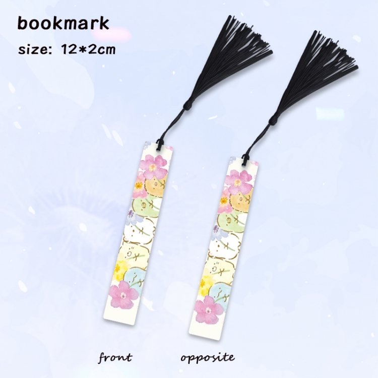 Corner creatures Anime full-color printed metal bookmark pendant price for 5 pcs