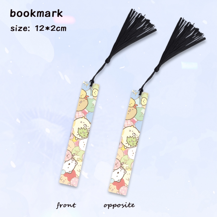 Corner creatures Anime full-color printed metal bookmark pendant price for 5 pcs