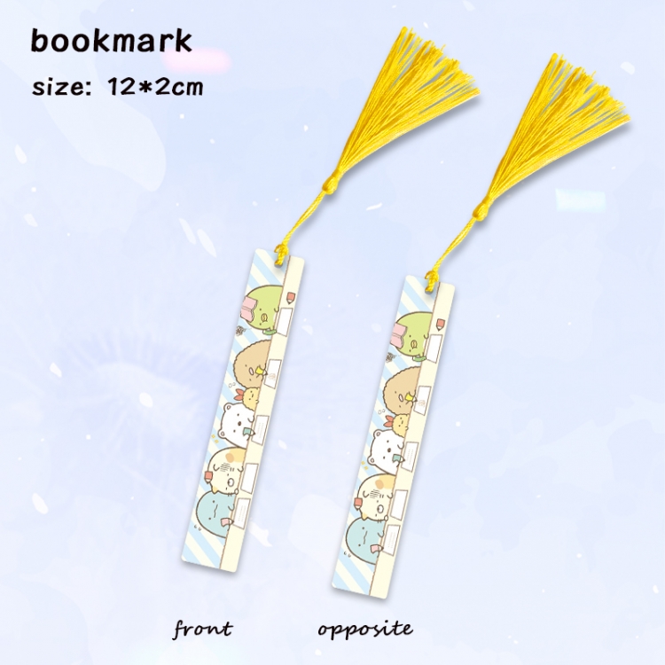 Corner creatures Anime full-color printed metal bookmark pendant price for 5 pcs