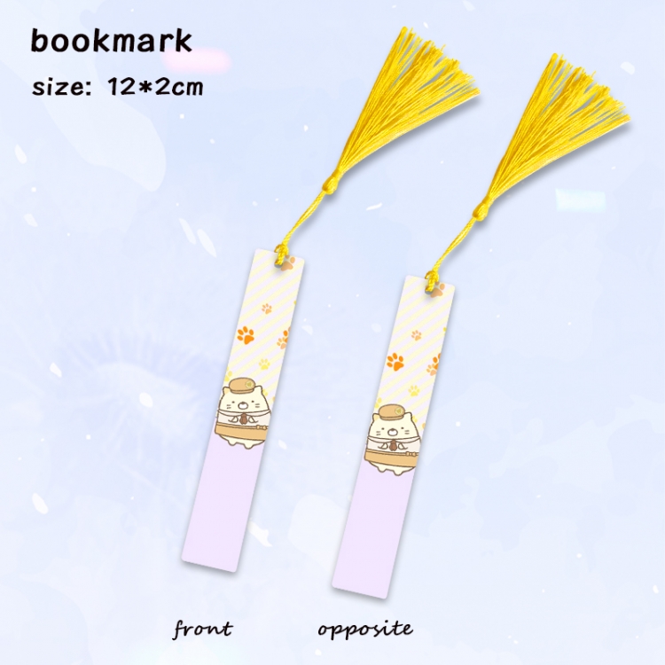 Corner creatures Anime full-color printed metal bookmark pendant price for 5 pcs