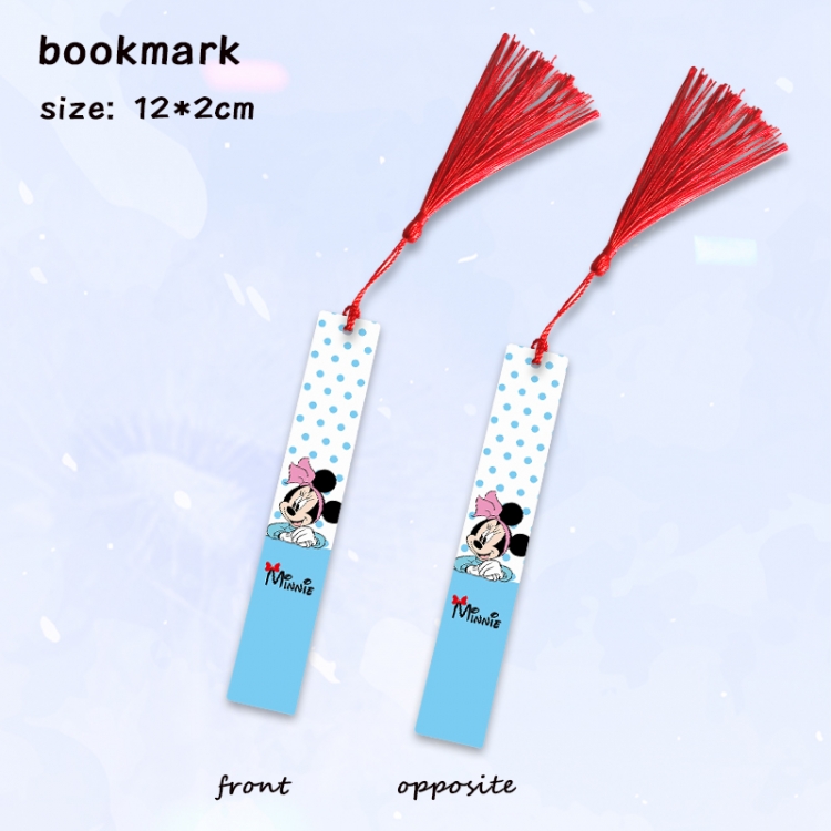 Mickey Anime full-color printed metal bookmark pendant price for 5 pcs