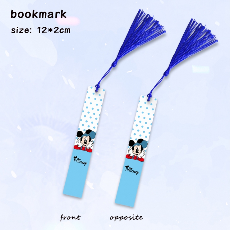 Mickey Anime full-color printed metal bookmark pendant price for 5 pcs