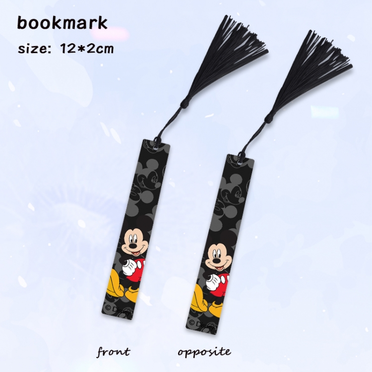 Mickey Anime full-color printed metal bookmark pendant price for 5 pcs